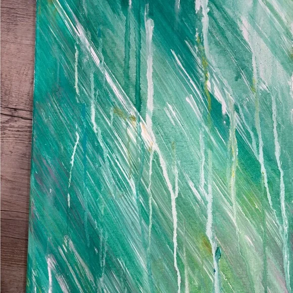 Abstract Rain Original Painting Art